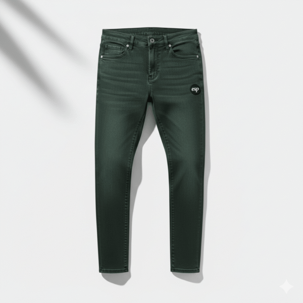 Джинси звужені ESP зелені
