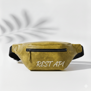 Поясна сумка casual сіра REST API