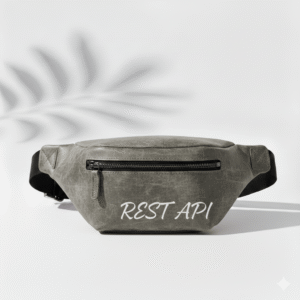 Поясна сумка casual сіра REST API