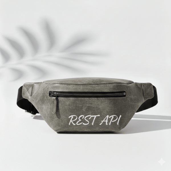 Поясна сумка casual сіра REST API